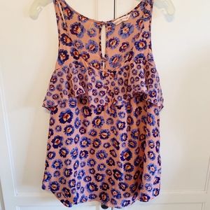 Rebecca Taylor floral silk top